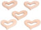 Halsketten-Anhänger, Reduzieren Sie die Beschwerden des Babys Sicher und ungiftig Ablenken 5er-Pack DIY Baby Holz Beißring für Zahn für Baby