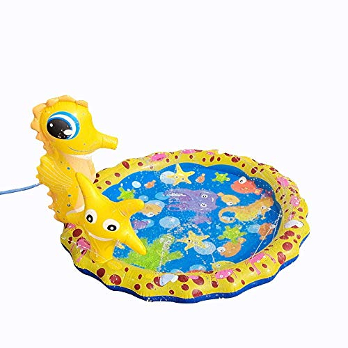 Spielmatte Sprinkler,Die Wasserabweisende Spielmatte (96 cm/38inch),Sommer essentielles Wasserspielzeug, eignet Sich hervorragend für sommerliche Familienaktivitäten im kühlen Garten.