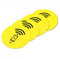 sourcing map 4Pack NFC Marken Aufkleber M1 RFID IC Etikett 13.56MHz für Zugangskontrolle Gelb