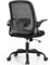 Winrise Bürostuhl, ergonomischer Schreibtischstuhl mit Lendenwirbelstütze und hochklappbaren Armen, bequemer, atmungsaktiver Netzstoff, Computer-Chefsessel mit Drehaufgabe, verstellbare Höhe, 10,2 cm,