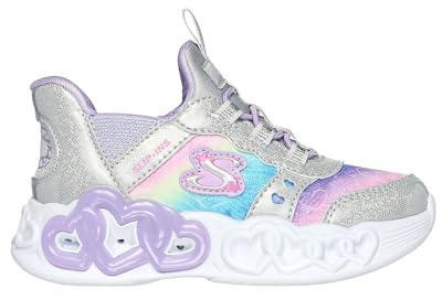 Skechers Infinite Heart Lights Sneaker Rosa Da Bambina 303755N SMLT