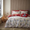 Fusion - Christmas Fox Duvet Cover - Single Bedding Size (140 x 200cm) - Reversible (2 Colours) - 1x Pillowcase - Woodland Festive Foxes Christmas Bedding - Christmas Duvet Cover in Natural & Red