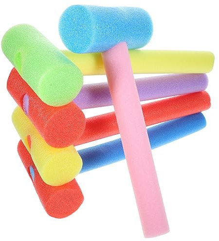 Garneck 5 Pièces Jouet Marteau en Mousse Jouets pour Enfants Marteau Jouet Accessoire Accessoires De Marteau Jouet Accessoire De Fête Jouet Éducatif Éponge Frapper Une Taupe Tout-