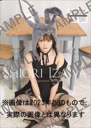 2024 Wandkalender Japanische Synchronsprecherin Shiori Izawa Kalender von Januar 2024 bis Dezember 2024, 16,54 × 59,4 cm CL24-0235