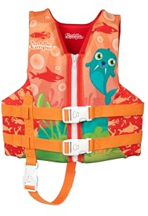 Bestway Puddle Jumper Schwimmweste Walross mit Textilbezug, 3-6 Jahre
