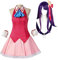 Anime Oshi no Ko Cosplay Kostüm Hoshino rubi Cosplay rosa Liedanzug Kleid Uniform mit Perücke Halloween Geschenk für Mädchen