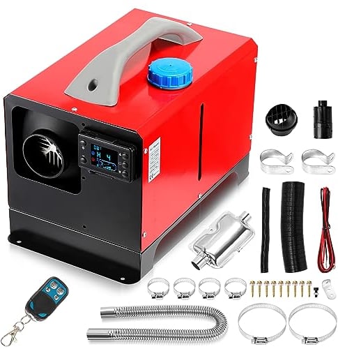 Gimisgu 8kw Standheizung Diesel,Luftheizung Air Diesel Heizung 12V Luft Dieselheizung Metallgehäuse mit Fernbedienung,Luft Dieselheizung für Auto,Boote,LKW,Wohnmobil