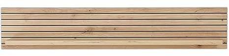 CORE Wandboard in Artisan Eiche Optik - Vielseitig einsetzbares Wandregal mit LED-Beleuchtung - 120 x 22 x 23 cm (B/H/T) | 120 x 22 x 23 cm (B/H/T), Wandregal in Lamellenoptik, indirektes Licht, Wohnzimmer, Schlafzimmer oder Flur