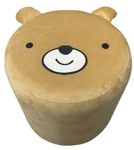 HTI living Kinderhocker Marcia Teddy Braun Tierhocker Sitzhocker