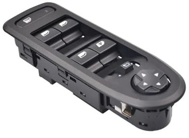 Botonera Elevalunas para Citroen para C3-XR 2014-2017 Coche Eléctrico Maestro Ventana Interruptor Elevador De Vidrio Botón 98025201ZD 98025189ZD Botón Control Ventana
