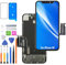 HLYGZX Display für iPhone Xr LCD Bildschirm Ersatz FHD Touchscreen 3D Touch Face ID Digitizer Rahmen Montage，Waterproof Adhesive，Reparaturkits NEU