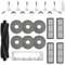 HIYOUNG Accesorios para Dreame L10s Ultra Prime Pro Gen 2, Plus Xiaomi X20+ - 6 almohadillas de limpieza, 1 cepillo principal, 4 filtros, 6 cepillos laterales, 1 cubierta principal del cepillo