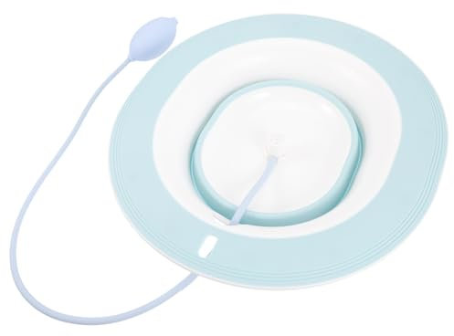 SEWOART Bacinella Da Bagno Per Anziani e Postpartum Design Ergonomico e Antiscivolo Per Bagno Di Sitz Portatile e Facile Da Usare Con Tubo Per