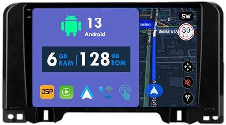 RoverOne Autoradio GPS pour Citroën C3 2022 2023 Carplay Android Autoradio stéréo Bluetooth Navigation par satellite