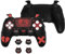 PlayVital Cute Silikon Hülle für ps5 Controller, rutschfeste Schutzhülle Case Skin für ps5 Controller, Cover Zubehör Kompatibel mit ps5-Ladestation(Gothic Imp Series-Schwarz)