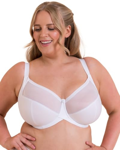 Curvy Kate Wonderfully Full Cup Side Support Bra White 46E
