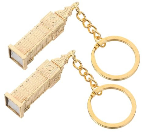 TOPBATHY London Big Glockenturm Schlüsselanhänger Zinklegierung Retro Schlüsselanhänger British Souvenir Taschenanhänger Für Damen Und Reisende