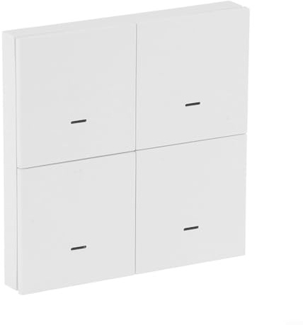 Interruptor de escena inteligente, para Tuya para Zigbee de 4 bandas con 12 modos de control para automatización del hogar SmartLife