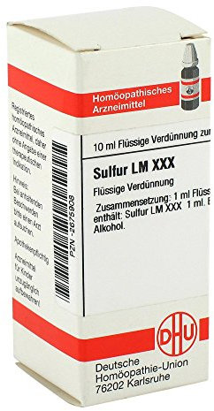 Sulfur LM XXX DHU Dilution, 10 ml Lösung