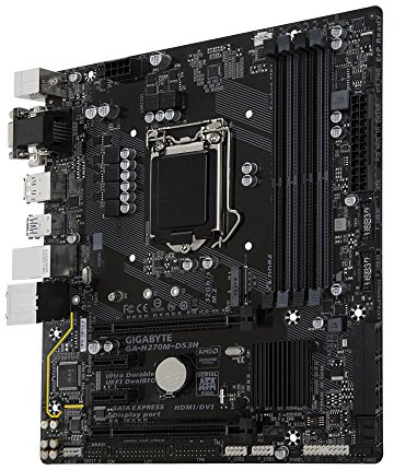 GIGABYTE GA-H270M-DS3H Mainboard Intel 1151 schwarz