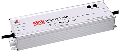 Mean Well HEP-185-12A AC/DC-Einbaunetzteil 13A 185W 12 V/DC offene Kabelenden 1St.