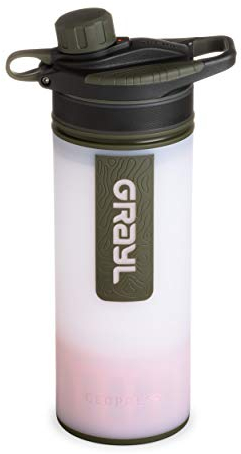 GRAYL GeoPress 710ml (24 oz) Trinkwasserfilter Flasche - Wasserfilter für Outdoor Wandern, Camping, Survival und Reisen