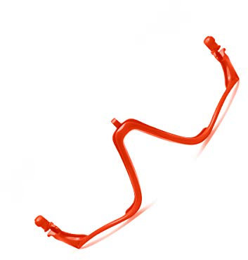 Saucer backe für Oakley Jawbreaker Sonnenbrille., (Orange Kiefer), EinheitsgröÃŸe