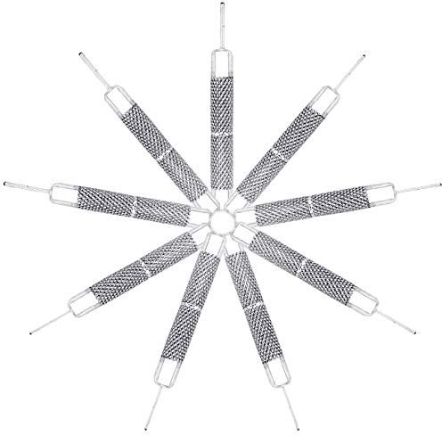 AYWFEY Paquete de 9 Unidades de Ranuras para Tarjetas SIM Herramienta de extracción de Aguja de expulsión Compatible con Todos los iPhone Apple iPad HTC Samsung Galaxy Smartphone Watchchain Remover