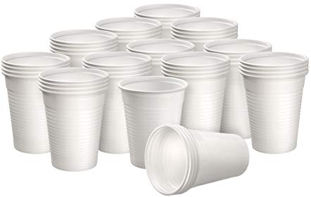 Herrmann Einweg Plastikbecher 0,2 Liter weiß | 3000 Stück | Partybecher aus Kunststoff | Ideal für Feste - wie Geburtstage, Grillparties, sowie für Hygienebereiche - Patienten, Pflege uvm.