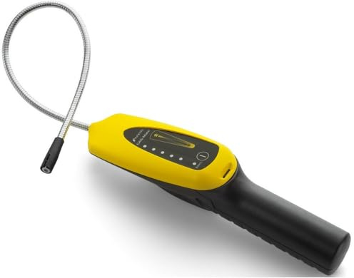 Inficon Gas-Mate Dispositivo Cerca Fughe, Sniffer Gas Refrigerante | Rilevatore Perdite Gas in Climatizzatori R600A, R290 e Combustibili (Metano, Gpl, ...), Cercafughe Professionale Portatile