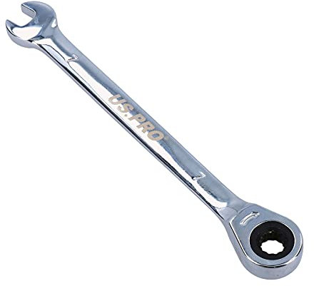 AB Tools-US Pro 7mm Metric MM Combination Gear Ratchet Spanner Wrench 72 Teeth
