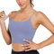 Lemedy Gepolsterter Sport-BH für Damen, Fitness, Workout, Laufen, Yoga, Tanktop, Lavendel, Large