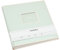 Semikolon 364060 Jumbo Album - 30x30 cm, 100 Seiten cremefarben, für 10x15 Fotos, mit Pergaminpapier - moss pastell-grün