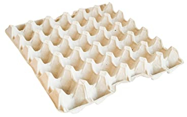 Nipter Eierpappen Eierkarton für Hühnereier, Eierschachtel für 30 Eier, 10 Stück
