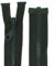 Reißverschlüsse Kunststoff Plastik Reißverschluss grob 5mm teilbar (70 cm, khaki)