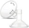 Maymom MyFit Crater Series 20mm Two Piece Design Small Breast Shield Compatible with Medela Breast Pumps; Not Original Medela Pump Parts; Replaces Medela Shields; Fit Connector