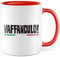 Vaffanculo Tasse lustige Kaffeetasse mit Spruch italienisch Kaffee-Becher Witz Geschenkidee Italiener Italienerin Geschenk Italien Sarkasmus Schimpfwort Beleidigung Sprache (Weiß/Rot)