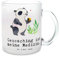 Mr. & Mrs. Panda Teetasse Panda Geocaching - Geschenk, Teebecher, GPS Schnitzeljagd, Schatzsuchen, Glas Teetasse, Teetasse aus Glas, Sportler,