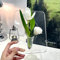 FGXY Klare Fotorahmen Vase, Acryl Vasen Tulpenvase Blumenarrangements Transparente Vase für Heimdekoration Desktop Organizer Regale