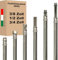 Flexschlauch DN8 3/8 - 1/2 - 3/4 - M10 Edelstahl Panzerschlauch Sanitär WC Bad Dusche Küche - Made in Italy (1/2 ÜM x M10-lang, 120 cm)