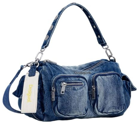 Desigual Women's Accessories Denim Hand Bag, Blue