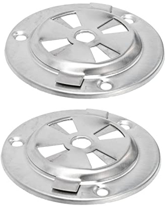 Veemoon 2pièces Aération pour Four Système Évacuation Air Accessoire de Ventilation Lot de Clapets Anti-retour Orifices Ronds Faciles à Percer