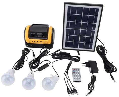 Generatore di Energia Solare, di Alimentazione a Batteria Ricaricabile Stazione di Energia Solare di Emergenza da 5000 MAh per Viaggi di Emergenza in Campeggio All'aperto