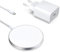Weiß Mag-Safe Ladegerät für iPhone: Magnetische Ladestation für induktive drahtlose Ladeplatte, kompatibel mit iPhone 16, 15, 14, 13, 12, mit 20W