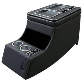 OUSDUO Auto-Armlehnenbox Mittelkonsole Schwarze Armlehnen-Mittelkonsole Für Mercedes Für Benz Für Viano W639 2004-2014