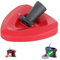Base rossa per mocio rotante compatibile con Vileda RinseClean 2Tank, base triangolare per attaccare la testa del mocio RinseClean al manico del mocio, non si adatta ad altri mocio Vileda