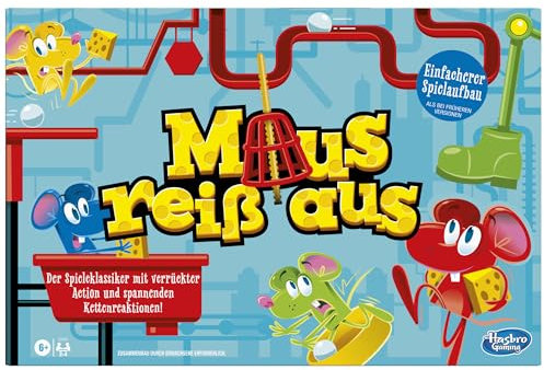 Maus reiß aus Children's Board Game, Children's Game for 2 - 4 Players - German Version
