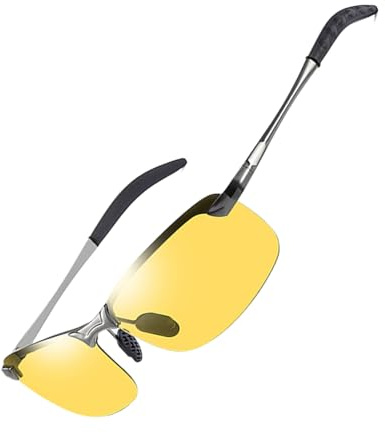 Nuyhgtr Photochrome Sonnenbrille, UV400 polarisierte Brillen, farbwechselnde Sonnenbrille, blendfreie Gläser, leichter Rahmen, ausgezeichnetes Unisex-Design für Fahren, Sport, Outdoor