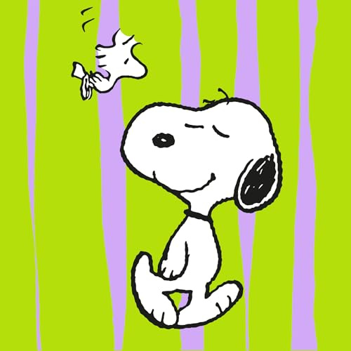 Braun & Company Snoopy Peanuts Servietten 33x33 cm – 3-lagig, 20 Stück | Edle Design-Servietten mit Snoopy Motiv | Perfekt für Geburtstage, Feste & Tischdeko