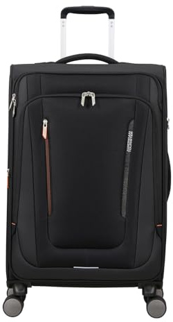 American Tourister Trolley Wanderlite Spinner Exp. TSA Shadow Black schwarz 70cm
